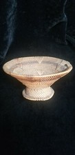 Native American Wicker Basket/Compote