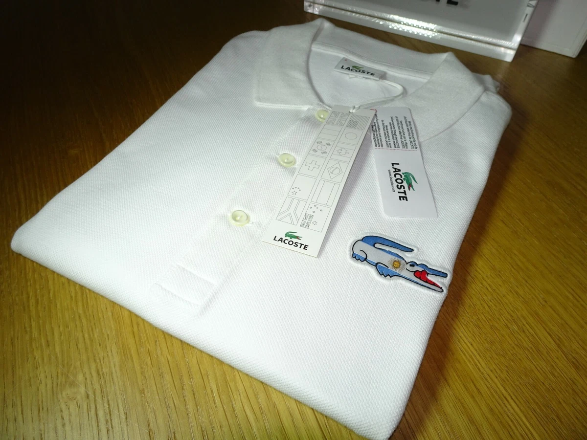Lacoste best sale flag polo