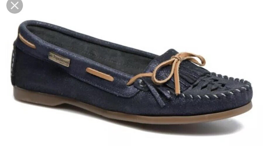 Les Tropéziennes Par M Belarbi Paraguay Zapatos Marinos Brillantes Para Mujer EU 38 USS