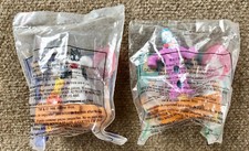 4 McDonald's Happy Meal Toys 1996 Space Jam Complete Set Vintage Daffy Marvin