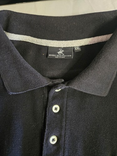 Polo Beverly Hills noir polo club shirt (XXL) - Photo 3 sur 6