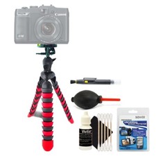 Flexible Tripod  Cleaning Accessory Kit for Canon PowerShot G7X II G16