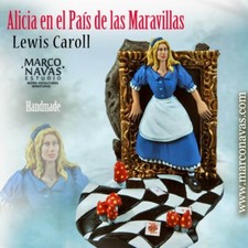 MARCO NAVAS STUDIO LIMITED EDITION HAND PAINTED ALICE IN WONDERLAND