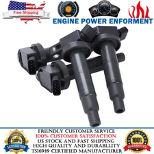 4X Ignition Coil For Toyota Camry Highlander RAV4 Scion Lexus 2.4L 90919-02244