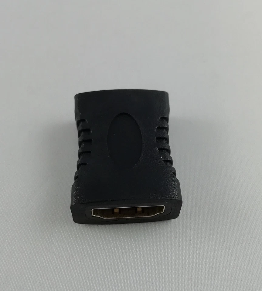 Raccord HDMI Femelle Femelle Droit Adaptateur Extension Connecter 2 Câbles - Photo 3/3