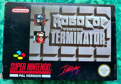 RoboCop vs The Terminator  - SNES - OVP - CIB - PAL