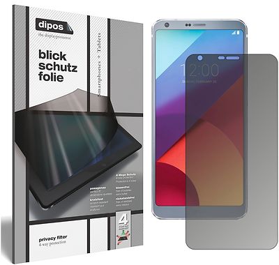 Schutzfolie für LG G6 Plus Blickschutzfolie matt Folie Display Schutz dipos
