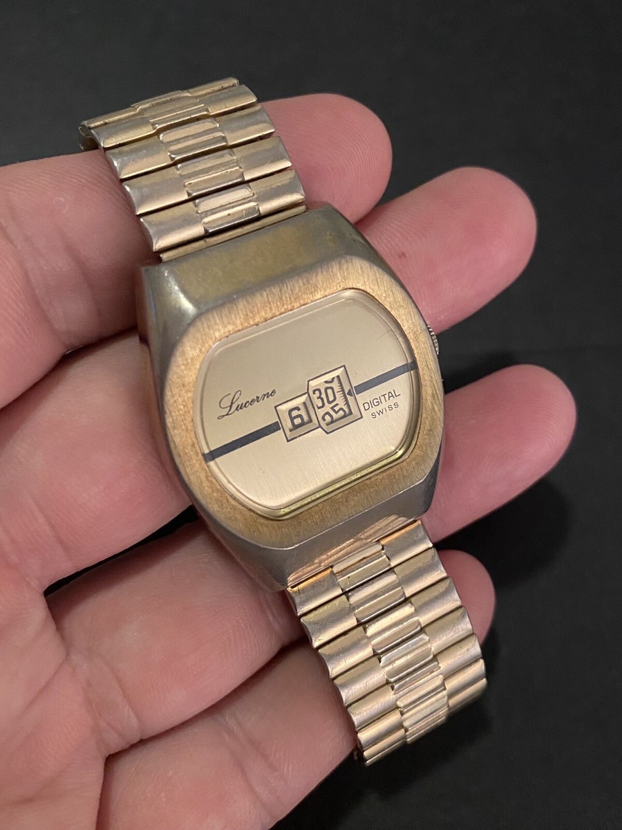 lucerne digital watch vintage | eBay