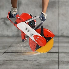 2-stroke 78.5cc Gas Power Cement Masonry Cutting Concrete Cut Off Saw W/ Blade