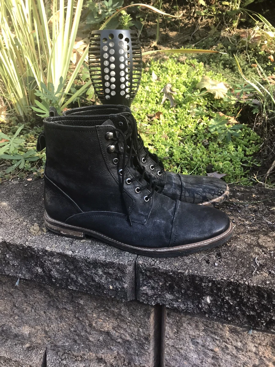 Ben sherman boots black sales