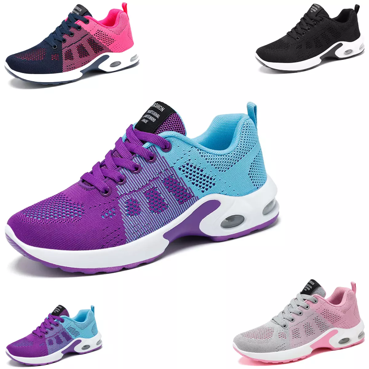 Zapatos Deportivos 2024 Para Mujer Zapatillas Tenis Correr Transpirables  Moda