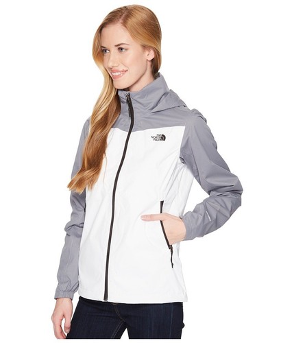 THE NORTH FACE Resolve Plus Jacke TNF White/Mid Grey Dobby XS - Bild 2 von 3