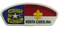 Old North State Council NC MAY 20 1775 APRIL 12 1776 CSP WHT Bdr (NE3318)