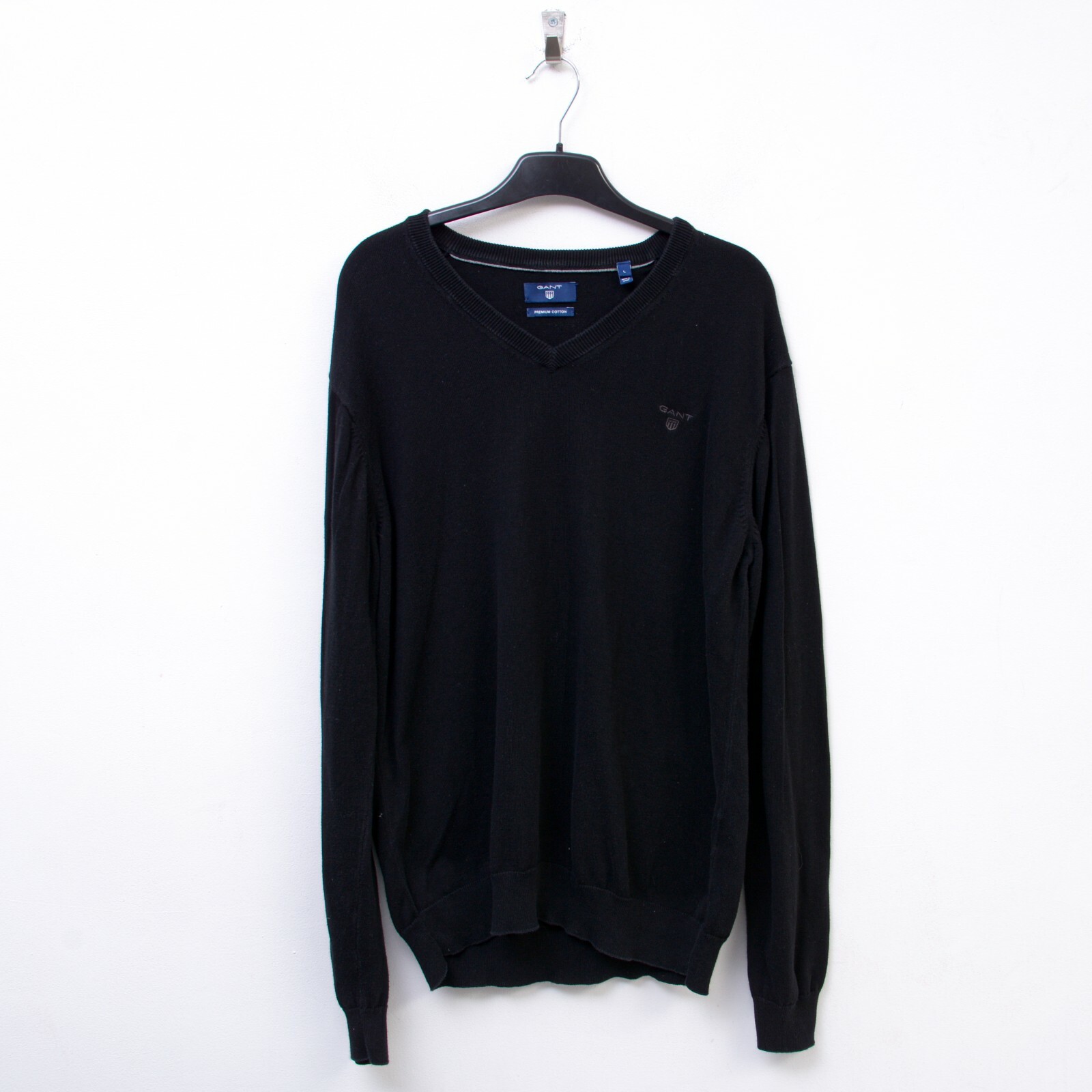GANT L Men's Pullover V-Neck Jumper 