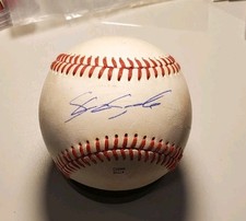 Autographed Baseball game used SHANE SASAKI Cincinnati Reds 