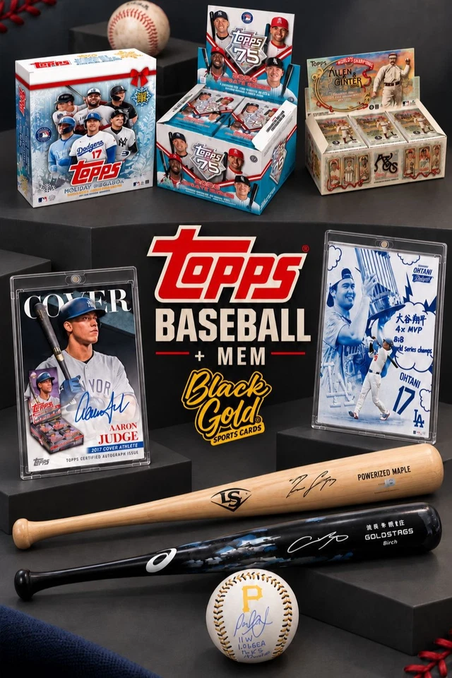 Topps + Fanatics Baseball Breaks with Black Gold!!!!