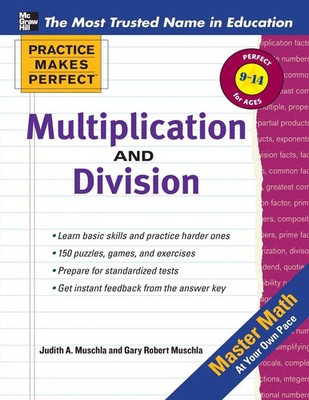 Practice Makes Perfect Multiplication and Division Gary Muschla Taschenbuch 2012