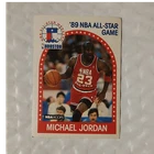 Michael Jordan 1989-90 NBA Hoops #21 All-Star Game Chicago Bulls Basketball Card