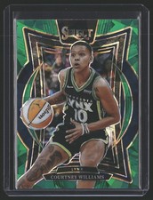 2025 Panini Select WNBA Courtney Williams #23 Green Ice Prizms Minnesota Lynx