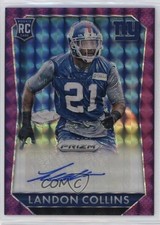 2015 Panini Prizm Rookie Signatures Violet Mosaic /35 Landon Collins Auto 1qo5