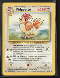Pidgeotto 22/102 Base Set Uncommon Pokemon Card