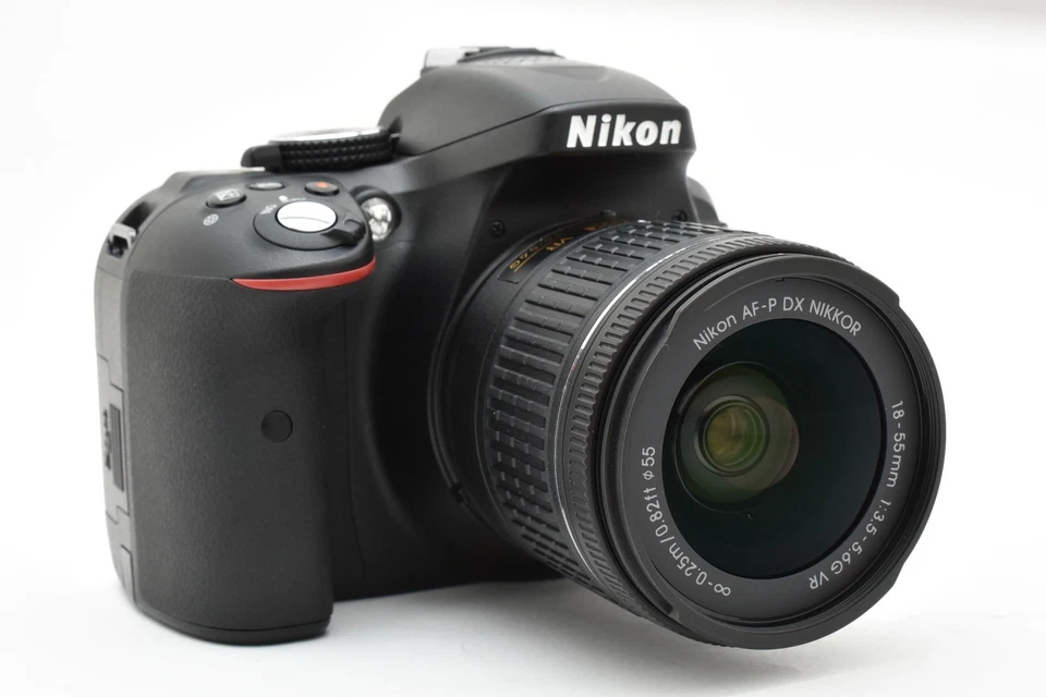 [Como Nueva] Cámara Nikon D5300 24,2 MP DSLR 562 clics con lente AF-P 18-55 mm Foto 4 de 4
