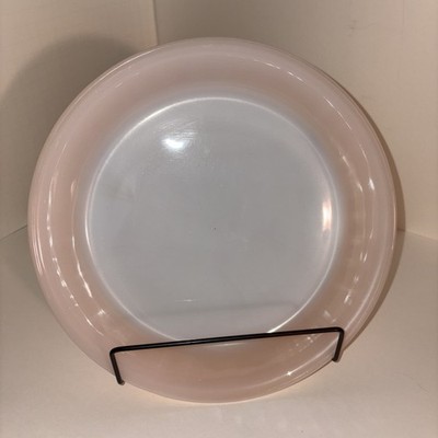 Vintage Fire King 460 Pie Plate Peach Luster 9 Inch