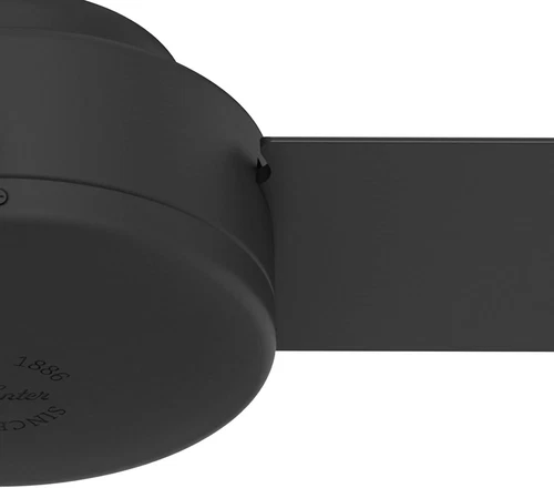 Hunter 44 Inch Indoor Ceiling Fan No Light - Black Modern Ceiling Fan without Li - Picture 11 of 12