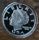 1999 Silver 1 oz NORFED Liberty $10 Proof-Like - Variant 3