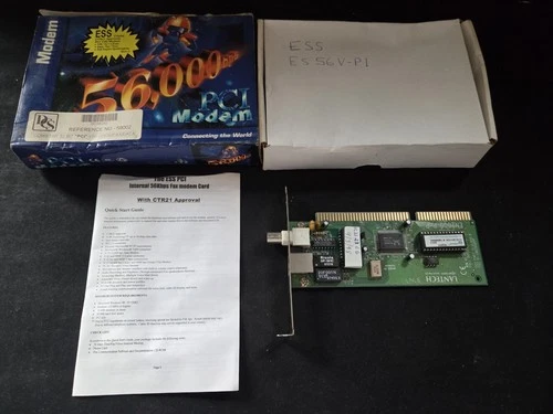 vintage Faxmodem Pine ESS FM 3621-2106 original box