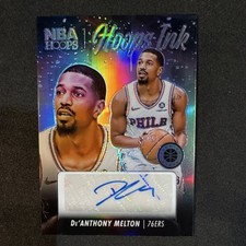 Panini NBA Hoops Prizm De'Anthony Melton Autograph 76ers HI-DEM