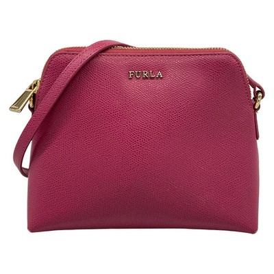 FURLA Bordeaux Leather Shoulder Bag