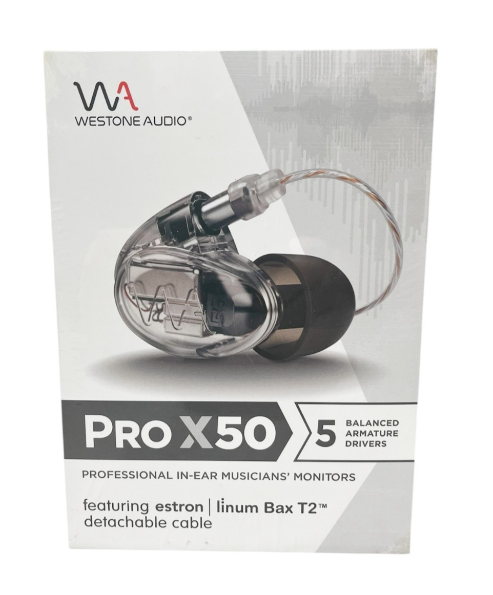 Westone Audio Pro X50 Earphones Five-Driver Noise Isolating In-Ear