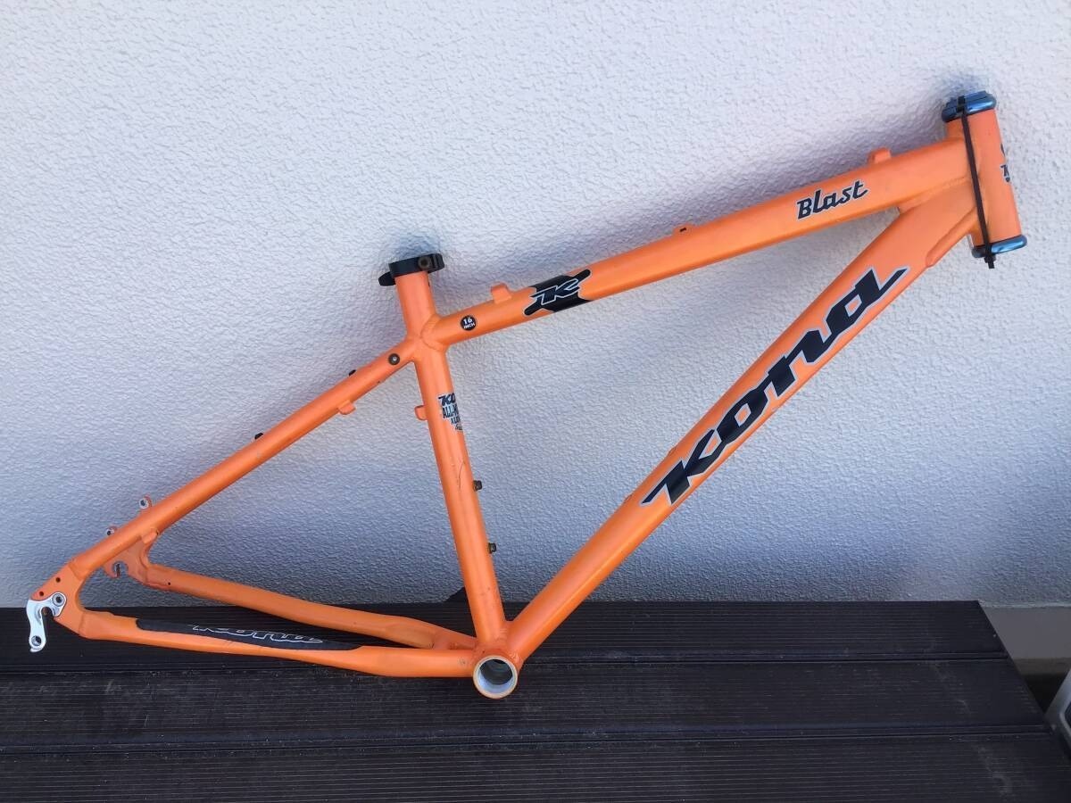 Kona Blast 26 Inch MTB Frame Disc Brake S-M Size Equivalent USED F/S