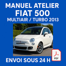Manuel Atelier Fiat 500 2013 Revue Technique Auto Français RTA CD PDF