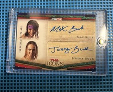Young Bucks Genration Me TNA Icons Auto Card 17/25 AEW Nick Matt  2010 A2-2