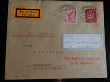 Lufthansa Erstflug 06.04.1926 - 100 Jahre Lufthansa -  Hamburg - Düsseldorf -