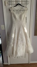 davids bridal wedding dress size 2