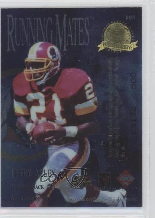 1996 President's Reserve Running Mates /2000 Gus Frerotte Terry Allen #RM9 - Image 2 of 2