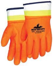MCR Safety Hi-Vis Orange Oil Hauler Glove