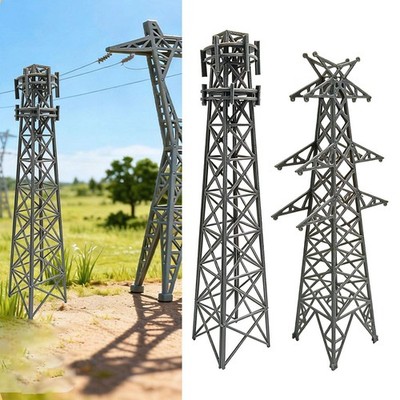 1/100 Elektrische Übertragungstürme Modell Zubehör Modernes Gebäudemodell