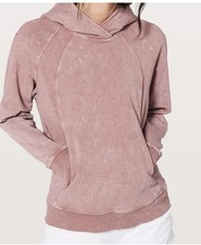Lululemon Scuba Pullover Hoodie Sweatshirt Washed Quicksand Size 12