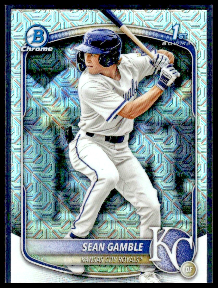 2025 Bowman Draft Chrome-Sean Gamble #BDC-178-Mojo Refractor 