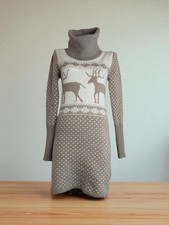 Luxurious Passione midi dress with cashmere and New Year's print!