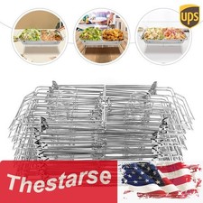 24 Pack Chafing Wire Rack Buffet Stand Full Size Chafing Food Warmer Dish Stand