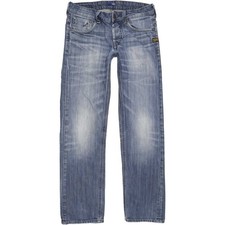G-Star Attacc  Herren Blau Straight Slim  Jeans W30 L32 (82178)
