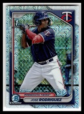 2024 Bowman #BCP-71 Jose Rodriguez Chrome Prospects Mojo Refractors