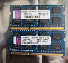 Kingston DDR3L-1600 8GB KIT 2 x 4GB PC3-10600s Laptop RAM Memory 1.35V