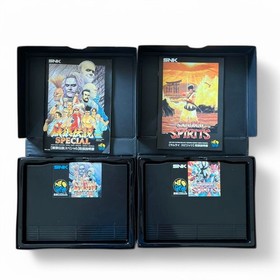 SNK Neo Geo AES Console Software Set Of 2 used