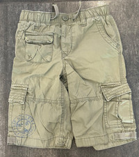 Baby Gap Cargo Shorts Size 5 Years Light Green Pockets Drawstring Button